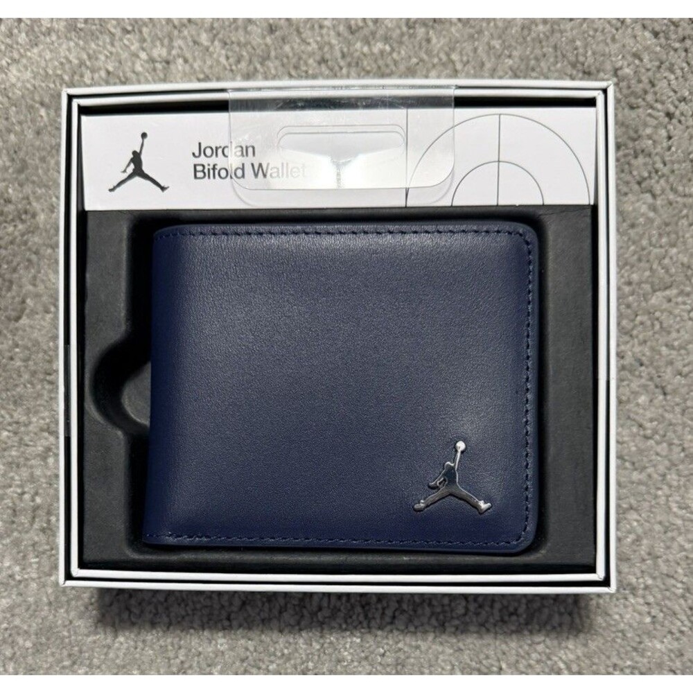 Jordan Jumpman Bifold Wallet - Nike - Navy Blue Brand New